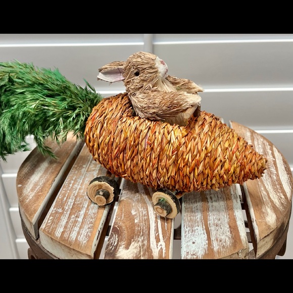 Pier 1 Holiday Pier Bunny Driving Carrot Race Car Poshmark